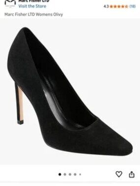 Marc Fisher LTD Women's Olivy Slip On Stiletto Dress Pumps Size 9.5
